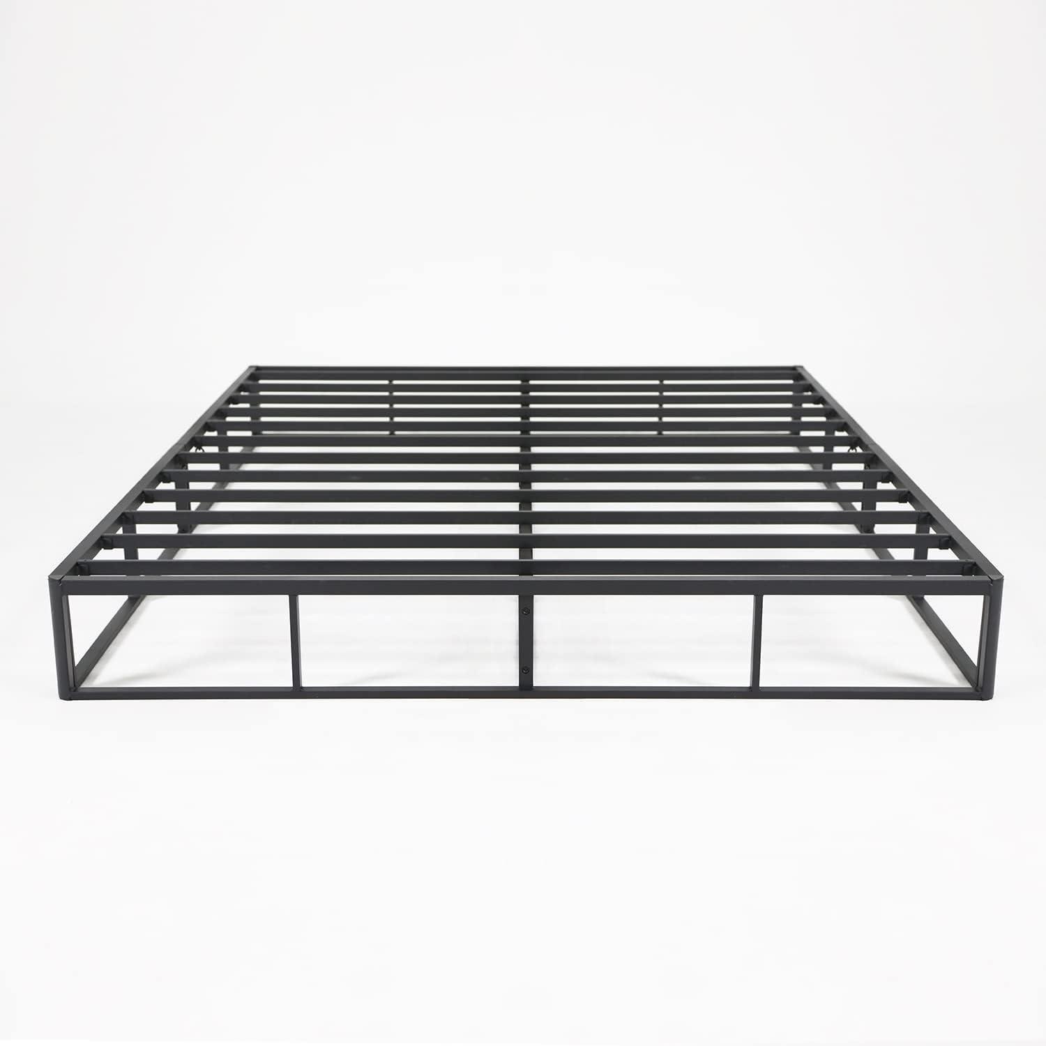 imageNovilla Box Spring for Queen Bed 4Inch Metal Queen Box Spring Supports for All Types of MattressExtraStrong Support ampamp NonSlip No Noise Easy AssemblyTwin