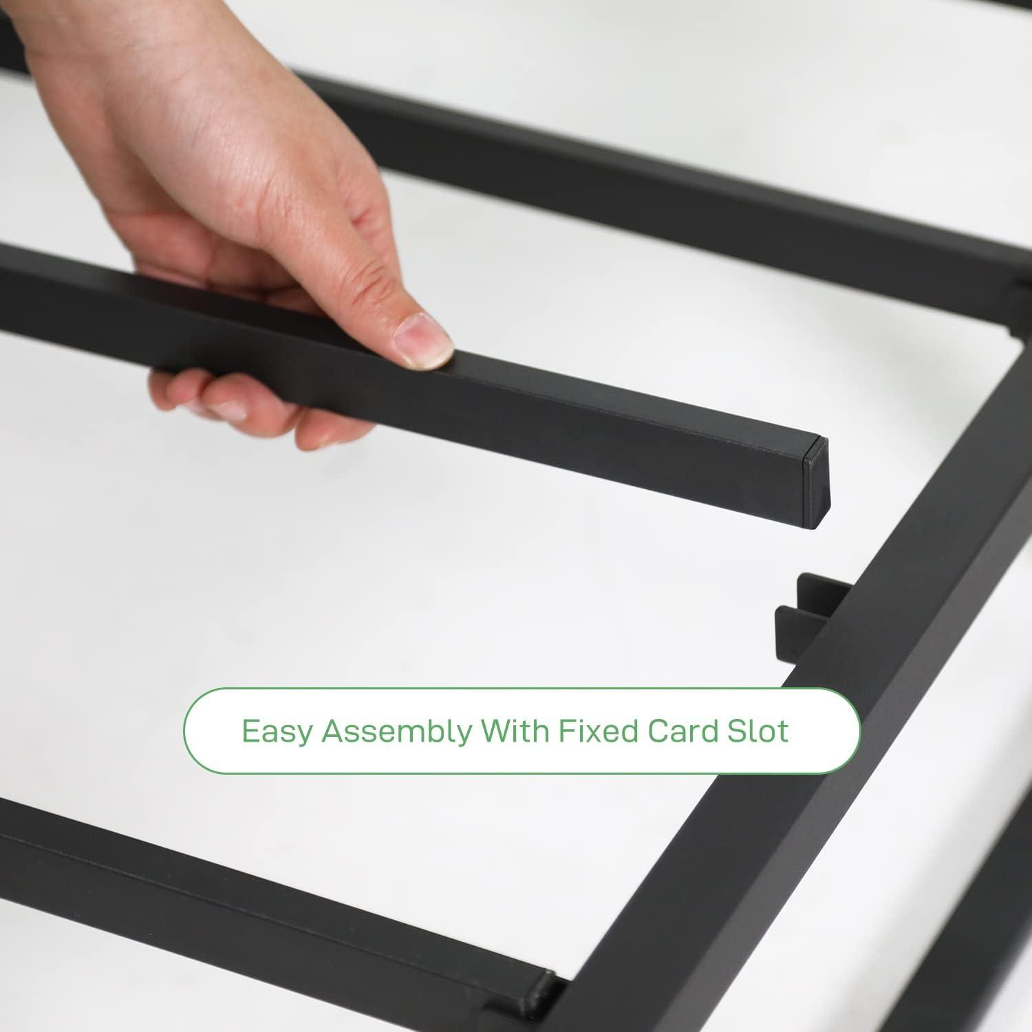 imageNovilla Box Spring for Queen Bed 4Inch Metal Queen Box Spring Supports for All Types of MattressExtraStrong Support ampamp NonSlip No Noise Easy AssemblyTwin