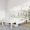 imageNovilla 14 Inch Full Size Bed Frame with Headboard White Metal Platform Bed Frame Full Bed Frame No Box Spring Needed Easy AssemblyWith Headboardwhite a
