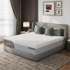 imageNovilla 14 Inch King Size Mattress Gel King Memory Foam Mattress in a Box with CoolTouch Nylon Cover for Cooling Night Sleep Pain Relief ampamp Spinal Support with Comfort Foam CertiPURUS CertifiedGrey