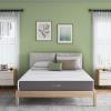 imageNovilla 14 Inch Queen Size Mattress in a Box with Advanced Cooling Gel Memory Foam Bed with Advanced Charcoal Support MediumFirm Pressure Relief with Motion Reduction ampamp TripleZone SupportGrey