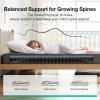 imageNovilla 14 Inch Queen Size MattressHybrid Queen Mattress with Gel Memory Foam CooltoTouch Nylon Blend ampamp Pocketed Coils for Adaptive Body Support ampamp Motion Isolation CertiPURUS CertifiedFull