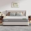 imageNovilla 14 Inch Queen Size MattressHybrid Queen Mattress with Gel Memory Foam CooltoTouch Nylon Blend ampamp Pocketed Coils for Adaptive Body Support ampamp Motion Isolation CertiPURUS CertifiedFull