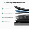 imageNovilla 14 Inch Queen Size MattressHybrid Queen Mattress with Gel Memory Foam CooltoTouch Nylon Blend ampamp Pocketed Coils for Adaptive Body Support ampamp Motion Isolation CertiPURUS CertifiedFull