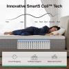 imageNovilla 14 Inch Queen Size MattressHybrid Queen Mattress with Gel Memory Foam CooltoTouch Nylon Blend ampamp Pocketed Coils for Adaptive Body Support ampamp Motion Isolation CertiPURUS CertifiedKing US Standard