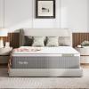 imageNovilla 14 Inch Queen Size MattressHybrid Queen Mattress with Gel Memory Foam CooltoTouch Nylon Blend ampamp Pocketed Coils for Adaptive Body Support ampamp Motion Isolation CertiPURUS CertifiedKing US Standard