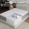 imageNovilla 14 Inch Queen Size MattressHybrid Queen Mattress with Gel Memory Foam CooltoTouch Nylon Blend ampamp Pocketed Coils for Adaptive Body Support ampamp Motion Isolation CertiPURUS CertifiedKing US Standard