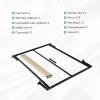 imageNovilla 14 Inch Twin Bed Frame with Headboard Platform Bed Frame No Box Spring Needed Metal Twin Bed Frame with Storage Space Wooden Slats Support Easy Assembly BlackBlack