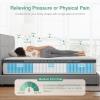 imageNovilla 6 Inch Twin MattressBonnell Spring Hybrid Mattresses for Spine Support ampamp Cooling Comfort  Twin Bed MattressAdaptive Foam Layer with Medium Firm CertiPURUS Certified for YouthGuest RoomsWhite