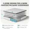 imageNovilla 6 Inch Twin MattressBonnell Spring Hybrid Mattresses for Spine Support ampamp Cooling Comfort  Twin Bed MattressAdaptive Foam Layer with Medium Firm CertiPURUS Certified for YouthGuest RoomsWhite