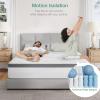 imageNovilla 6 Inch Twin MattressBonnell Spring Hybrid Mattresses for Spine Support ampamp Cooling Comfort  Twin Bed MattressAdaptive Foam Layer with Medium Firm CertiPURUS Certified for YouthGuest RoomsWhite