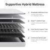 imageNovilla 6 Inch Twin MattressBonnell Spring Hybrid Mattresses for Spine Support ampamp Cooling Comfort  Twin Bed MattressAdaptive Foam Layer with Medium Firm CertiPURUS Certified for YouthGuest RoomsWhite