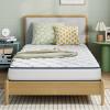 imageNovilla 6 Inch Twin MattressBonnell Spring Hybrid Mattresses for Spine Support ampamp Cooling Comfort  Twin Bed MattressAdaptive Foam Layer with Medium Firm CertiPURUS Certified for YouthGuest RoomsWhite