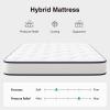 imageNovilla 6 Inch Twin MattressBonnell Spring Hybrid Mattresses for Spine Support ampamp Cooling Comfort  Twin Bed MattressAdaptive Foam Layer with Medium Firm CertiPURUS Certified for YouthGuest RoomsWhite