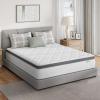 imageNovilla 6 Inch Twin MattressBonnell Spring Hybrid Mattresses for Spine Support ampamp Cooling Comfort  Twin Bed MattressAdaptive Foam Layer with Medium Firm CertiPURUS Certified for YouthGuest RoomsWhite