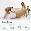 imageNovilla 6 Inch Twin MattressBonnell Spring Hybrid Mattresses for Spine Support ampamp Cooling Comfort  Twin Bed MattressAdaptive Foam Layer with Medium Firm CertiPURUS Certified for YouthGuest RoomsWhite