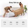 imageNovilla 6 Inch Twin MattressBonnell Spring Hybrid Mattresses for Spine Support ampamp Cooling Comfort  Twin Bed MattressAdaptive Foam Layer with Medium Firm CertiPURUS Certified for YouthGuest RoomsWhite