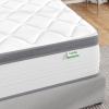 imageNovilla 6 Inch Twin MattressBonnell Spring Hybrid Mattresses for Spine Support ampamp Cooling Comfort  Twin Bed MattressAdaptive Foam Layer with Medium Firm CertiPURUS Certified for YouthGuest RoomsWhite
