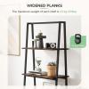 imageNovilla Bookshelf 4Tier Bookcase Freestanding Storage Ladder Shelves for HomeOfficeLiving RoomBalconyBedroom BrownBrown