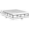 imageNovilla Box Spring for Queen Bed 4Inch Metal Queen Box Spring Supports for All Types of MattressExtraStrong Support ampamp NonSlip No Noise Easy AssemblyQueen