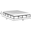 imageNovilla Box Spring for Queen Bed 4Inch Metal Queen Box Spring Supports for All Types of MattressExtraStrong Support ampamp NonSlip No Noise Easy AssemblyTwin