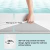 imageNovilla Cooling Mattress Topper Twin SizeMattress Pad with Deep Pocket for 821quot MattressSoft Mattress Cover for Back Pain Relief3D7D Down Alternative Bed Topper for Hot SleepersBlue