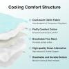 imageNovilla Cooling Mattress Topper Twin SizeMattress Pad with Deep Pocket for 821quot MattressSoft Mattress Cover for Back Pain Relief3D7D Down Alternative Bed Topper for Hot SleepersBlue