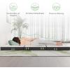 imageNovilla Foldable Mattress Single Size Comfort Foam Trifold Mattress with Cloud Design Cover 4 Inch Folding Mattress for Back Pain Relief Suitable for Camping RV TravelLight Grey