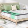 imageNovilla Full Mattress 12 Inch Hybrid Mattress in a Box Innerspring Mattresses with Gel Memory Foam for a Cool Sleep Pressure Relief Medium Firm with Pillow Top GrooveWhite  Grey