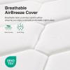 imageNovilla Full Mattress 12 Inch Hybrid Mattress in a Box Innerspring Mattresses with Gel Memory Foam for a Cool Sleep Pressure Relief Medium Firm with Pillow Top GrooveBlue