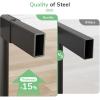 imageNovilla Full Size Bed Frame with Headboard and Footboard 14 Inch Metal Platform Bed Frame Under Bed Storage Strong Metal Slats Support Mattress Foundation No Box Spring NeededBlack