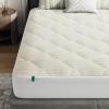 imageNovilla King Mattress Topper  CloudLike Softness Mattress Pad with Plush Flannel Electric Blanket Alternative for Cold Sleepers Deep Pocket 821 Inch Machine WashableWhite
