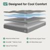 imageNovilla King Size Mattress 12 Inch Memory Foam Mattress King for Cool Night Sleep ampamp Pressure Relief Thermally Balanced Foam Mattresses For Heat Dissipation CertiPURUS Certified Mattresses in a BoxGrey