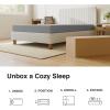 imageNovilla King Size Mattress 12 Inch Memory Foam Mattress King for Cool Night Sleep ampamp Pressure Relief Thermally Balanced Foam Mattresses For Heat Dissipation CertiPURUS Certified Mattresses in a BoxGrey