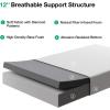 imageNovilla Mattress 12 Inch Queen Size Memory Foam with Comfort for Pressure Relief ampamp Cool Fresh SleepRemovable Washable Cover Medium FirmKing