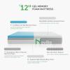 imageNovilla Mattress 12 Inch Queen Size Memory Foam with Comfort for Pressure Relief ampamp Cool Fresh SleepRemovable Washable Cover Medium FirmKing
