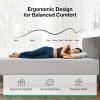 imageNovilla Mattress 12 Inch Queen Size Memory Foam with Comfort for Pressure Relief ampamp Cool Fresh SleepRemovable Washable Cover Medium FirmQueen