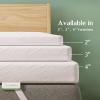imageNovilla Mattress Topper Queen 3 Inch Dual Layer Memory Foam Mattress Topper Enhance Cooling Supportive ampamp Pressure Relieving with Breathable CoverQueen Size Yozora3 Inch Soft