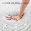 imageNovilla Mattress Topper Queen 3 Inch Dual Layer Memory Foam Mattress Topper Enhance Cooling Supportive ampamp Pressure Relieving with Breathable CoverQueen Size Yozora4 Inch
