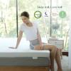imageNovilla Mattress Topper Queen 3 Inch Dual Layer Memory Foam Mattress Topper Enhance Cooling Supportive ampamp Pressure Relieving with Breathable CoverQueen Size Yozora4 Inch Soft
