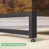 imageNovilla Media Console TV Stand for TVs up to 50quot Flat Screen Living Room Storage Cabinet Doors and Shelves Entertainment Center 43 Inches BrownBrown