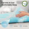 imageNovilla Memory Foam Mattress Topper Twin  2 Inch Cooling Gel Infused Memory Foam  SlowRebound Pressure Relief  CertiPUR Certified  Comfort for Sleeper Sofa RV Camper Dorm RoomBlue