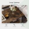 imageNovilla Modern Coffee Table with Storage Shelf Metal Frame for Living Room 43quot Wood Tabletop Tea Table Cocktail TableEasy Assembly WalnutBrown