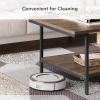imageNovilla Modern Coffee Table with Storage Shelf Metal Frame for Living Room 43quot Wood Tabletop Tea Table Cocktail TableEasy Assembly WalnutWalnut