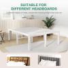 imageNovilla Queen Bed Frame 14 Inch Metal Platform Bed Frame Queen Size with Storage Space Under Bed Heavy Duty Steel Slat Support Easy Assembly No Box Spring NeededWhite