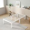 imageNovilla Queen Bed Frame 14 Inch Metal Platform Bed Frame Queen Size with Storage Space Under Bed Heavy Duty Steel Slat Support Easy Assembly No Box Spring NeededWhite