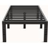 imageNovilla Queen Bed Frame 14 Inch Metal Platform Bed Frame Queen Size with Storage Space Under Bed Heavy Duty Steel Slat Support Easy Assembly No Box Spring NeededBlack