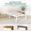 imageNovilla Queen Bed Frame 14 Inch Metal Platform Bed Frame Queen Size with Storage Space Under Bed Heavy Duty Steel Slat Support Easy Assembly No Box Spring NeededWhite