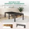 imageNovilla Queen Bed Frame 14 Inch Metal Platform Bed Frame Queen Size with Storage Space Under Bed Heavy Duty Steel Slat Support Easy Assembly No Box Spring NeededBlack