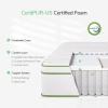 imageNovilla Queen Mattress 12 Inch Gel Memory Foam Hybrid Mattress with Pocketed Coil for Pressure Relief ampamp Motion Isolation Medium Firm Mattress Queen in a Box AmenityWhite